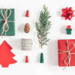 The Christmas symbols and colors, accompanied by intriguing tidbits